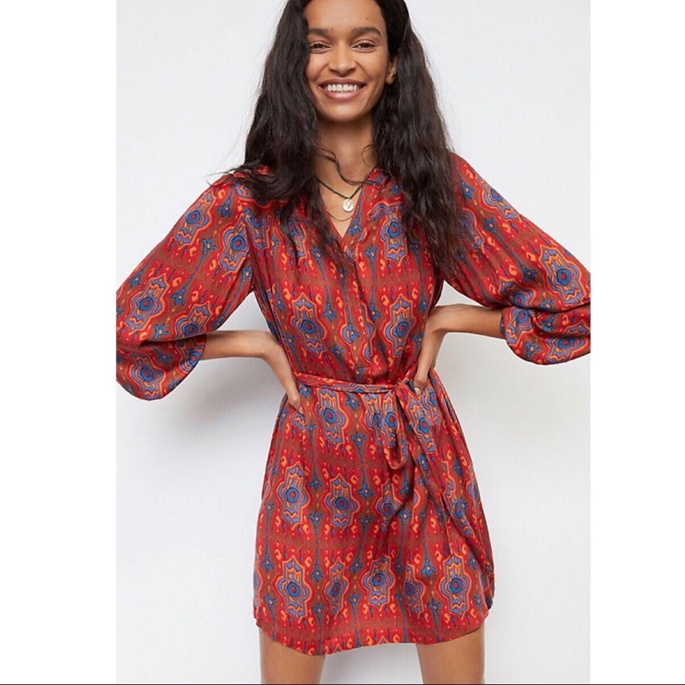 NWT ANTHROPOLOGIE Rosemary Tunic Dress Size L